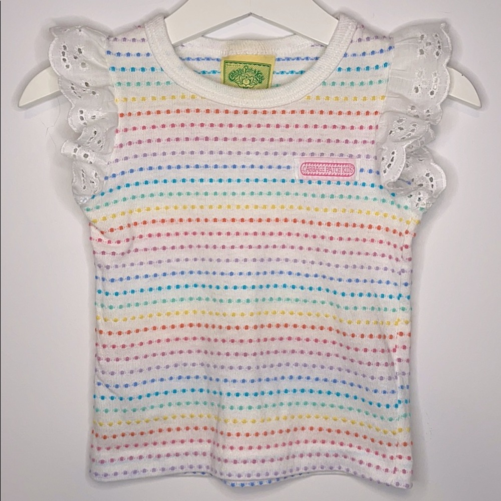 Vintage Cabbage patch kids rainbow stripe 2t
